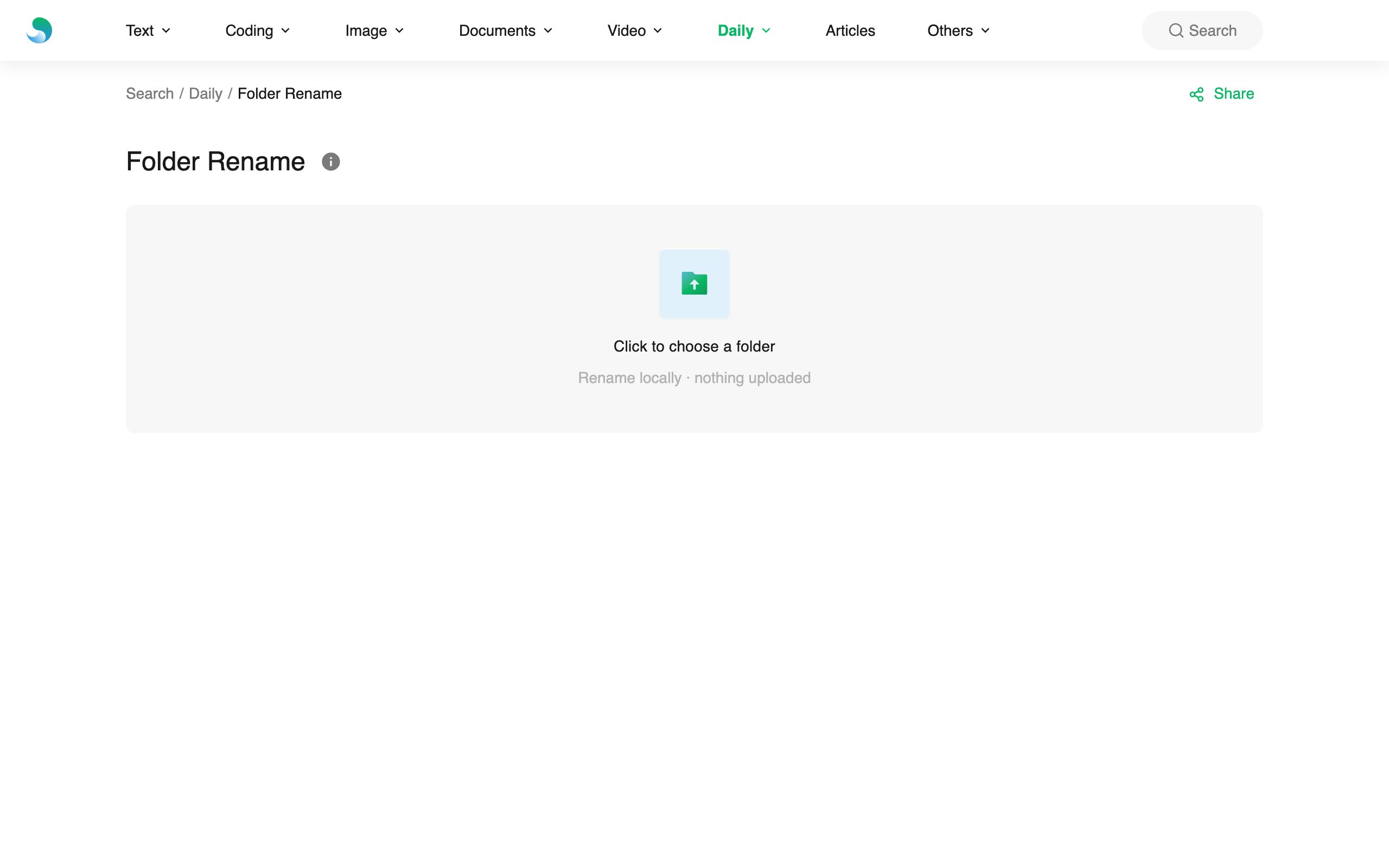 Folder Rename: Local Batch Rename with Rule Blocks