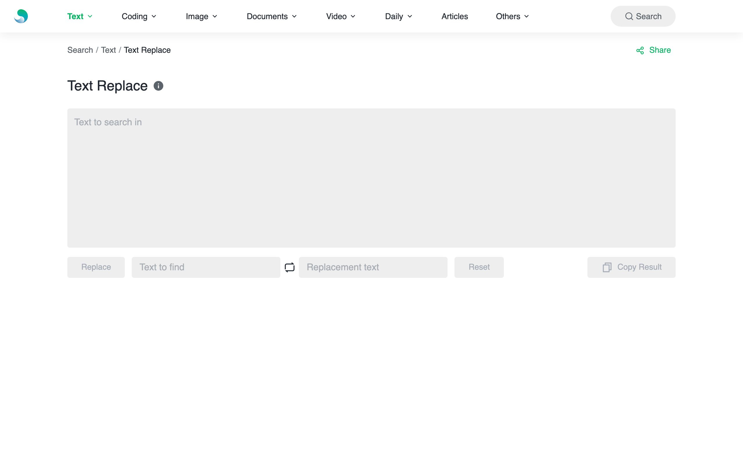Text Replace: Find and Replace All Matches Online
