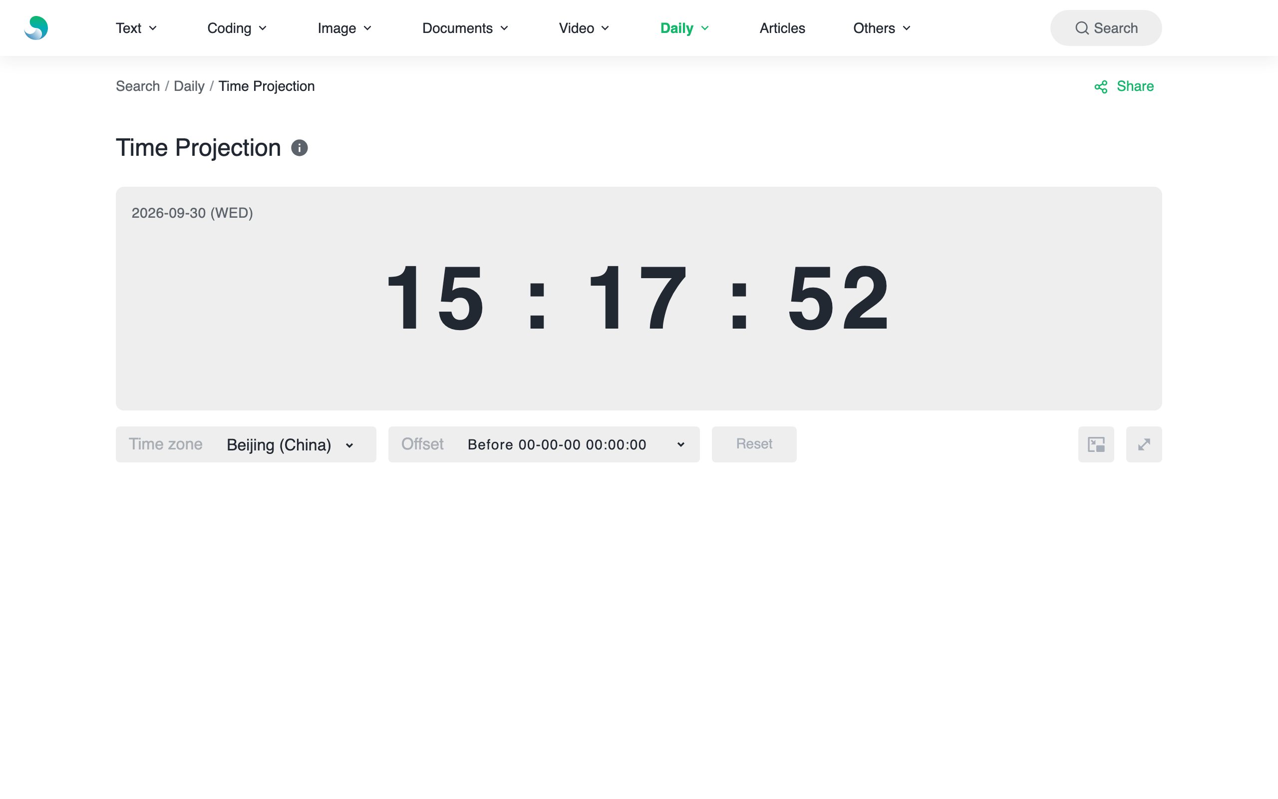 Time Projection: Shift Time by Year/Month/Day/Hour/Minute/Second